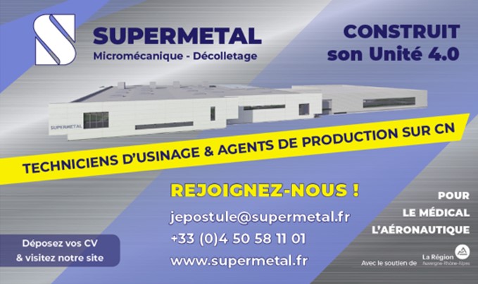 Supermetal recrute